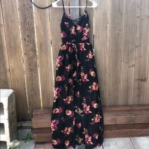 Floral maxi summer dress